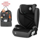 Lionelo i-Size autosjedalica Hugo, ISOFIX, 100-150cm, siva + ORGANIZATOR | shoptok.hr