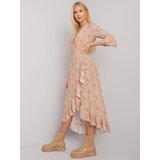 Och Bella Dress-TW-SK-BI-24502-3.46P-beige | shoptok.hr