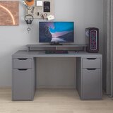 Hanah home radni sto Alen 150cm 2 Drawer 2 Cabinet, 150 cm, antracit | Eponuda.com