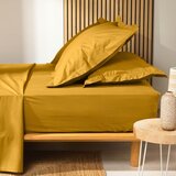 Douceur d intérieur Rumena napenjalna rjuha iz organskega bombaža 90x190 cm Biolina – | Shoptok.si