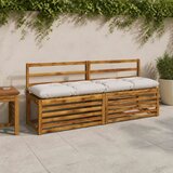 Jastučići za klupe VIANEN 2 kom. 100% poliester Bijela - Bijela 160 x 40 x 12 cm | shoptok.hr