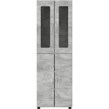  Highboard s policom FLORIN Betonski sivi 60 x 35 x 182 cm | Eponuda.ba