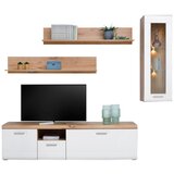Mömax tv-element auris, bela, barva hrasta | Shoptok.si