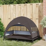  Povišeni krevet za pse Smeđa 127 x 81 x 108 cm Tkanina i čelik | Eponuda.com