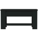  Stolić za kavu crni 101x49x52 cm od konstruiranog drva | shoptok.hr