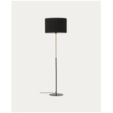 Kave Home Crna stojeća svjetiljka s tekstilnim sjenilom (visina 160 cm) Canar – | shoptok.hr