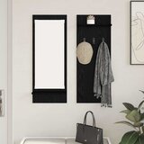  Vješalica za kapute na zidu Zidne Crni hrast 70 x 10 x 90 cm | shoptok.hr