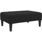 vidaXL Stolček za noge črn 77x55x31 cm blago, (21228669)