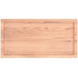 Stolna ploča svjetlosmeđa 100x50x(2-4) cm tretirana hrastovina | shoptok.hr