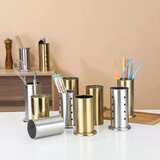 INF Držalo za jedilni pribor - eleganten organizator iz nerjavečega jekla Silver L, (21784122) Cene