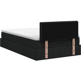  od pjene s madracem i LED-om Crna 120 x 190 cm Tkanina | shoptok.hr