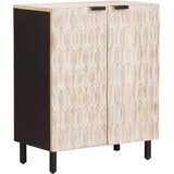 Kreveta Finš bijelog pranja 60 x 33 5 x 75 cm Čvrsto drvo manga | shoptok.hr