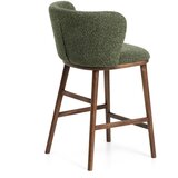 Kave Home Tamno zelena podstavljena barska stolica (visine sjedala 65 cm) Ciselia – | shoptok.hr
