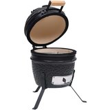 V kamado žar za dimljenje 2 1 iz keramike 56 cm črn | Shoptok.si