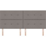  LED Naslon za glavo Taupe 100 cm Tkanina, (22067222) | Shoptok.si