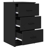  Noćni ormar s ladicama Crna 38 x 38 x 66 cm Konstruirano drvo | Eponuda.ba