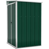  Zidno vrtno spremište zeleno 118 x 100 x 178 cm pocinčani čelik | shoptok.hr