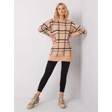 Fashion Hunters Dark beige sweater from Joella RUE PARIS | shoptok.hr