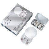 INF 19. gen. silikonski ušesni čepki z 5 rezervnimi pari in škatlico White, (5000330994) | Shoptok.si