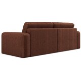 Makamii Sklopiva/s prostorom za odlaganje sofa od samta boja terakote 252 cm Kona – | shoptok.hr