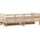 vidaXL Dnevna postelja s predali 80x200cm trdna borovina | Shoptok.si