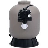  Pješčani filtar za bazen s bočnim ventilom sa 6 položaja sivi | shoptok.hr
