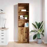 vidaXL Visoka komoda boja staro drvo 50x35x180 cm konstruirano drvo | shoptok.hr