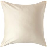 HOMESCAPES krem prevleka za vzglavnik iz organskega bombaža s 400 nitmi, 60x60 cm, (20750988) | Shoptok.si