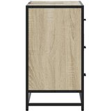 vidaXL Kupaonski ormarić za umivaonik boja hrasta 80x33x60 cm drveni | shoptok.hr