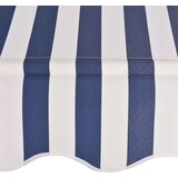 Ročno zložljiva tenda 250 cm modre in bele črte, (20609889) | Shoptok.si