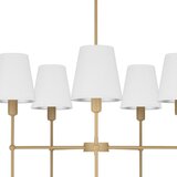 Luster na šipci MADELA 5xE14/40W/230V bela/bež | Eponuda.com
