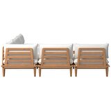 Mömax Loungegarnitur Chris Akazie/beige Echtholz | Shoptok.si