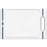 Tosca deska za rezanje Chef 39x25x1cm, belo-modra, pvc | Shoptok.si