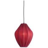 Light & Living Bordo rdeča viseča svetilka s tekstilnim senčilom ø 12 cm Verita – | Shoptok.si