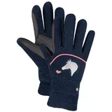 Rukavice za jahanje zimske teget dečije 5 polar Lucky
