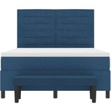  Krevet s podnicom s madracem i klupom Plavi 140x190 cm Tkanina | shoptok.hr