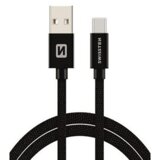 Swissten data kabl tekstil USB na iPhone 3m crni cene