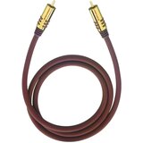 Oehlbach cinch avdio priključni kabel [1x moški cinch konektor - 1x moški cinch konektor] 1.00 m bordo rdeča pozlačeni konektorji NF Sub, (20431846) | Shoptok.si