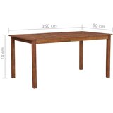  Vrtni stol od masivnog bagremovog drva 150 x 90 x 74 cm | shoptok.hr