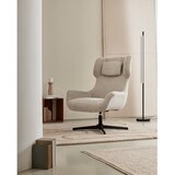 Kave Home Crno-bijela LED stojeća svjetiljka sa staklenim sjenilom (visina 150 cm) Vauxall – | shoptok.hr
