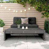  Vrtni tabure sivi 120 x 80 cm od masivne borovine | Eponuda.ba