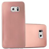 Cadorabo CARE, združljiv s Samsungom v kovinskem rosă ‰ Gold - zaščitni pokrov iz fleksibilnega silikona TPU, (20590005) Cene