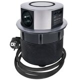 solight PP120CW-PD20- Utični stub za radnu ploču stola sa Qi 3x230V+1xUSB-A+1xUSB-C | Eponuda.com