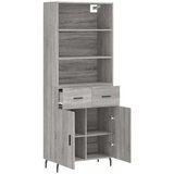  Visoka komoda siva sonome 69 5x34x180 cm od konstruiranog drva | shoptok.hr