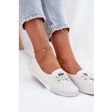 Lee Cooper Ladies Sneakers With Embroidery White | Shoptok.si