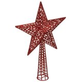 Atmosphera novogodišnja dekoracija zvezda za vrh jelke 38 cm crvena (166014A)