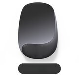 INF Ergonomska silikonska podloga za miško z oporo za zapestje — protizdrsna Lycra površina, udobna opora, več barv Črna, (5000264651) | Shoptok.si
