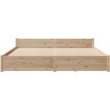 vidaXL Okvir kreveta bez madraca 160 x 200 cm od masivne borovine | shoptok.hr