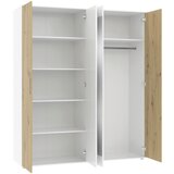 XXXL Omara Za Oblačila Jan, Bela, Barva Hrasta | Shoptok.si