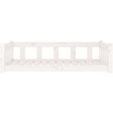 vidaXL Krevet za pse bijeli 105 5 x 75 5 x 28 cm od masivne borovine | shoptok.hr